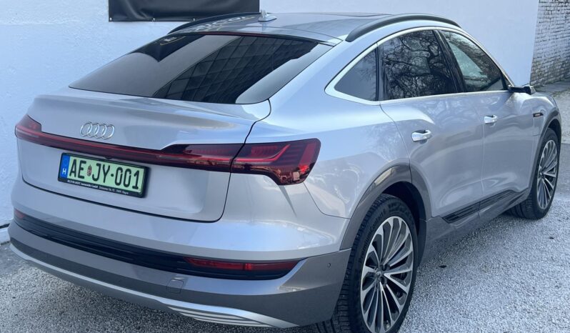 AUDI E-TRON Sportback 55 Advanced quattro (Automata) Légrugó! Panoráma tető! Mátrix LED! B&O! Head Up! full