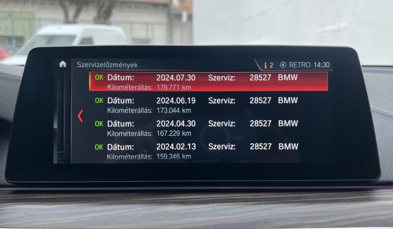 BMW 640i xDrive (Automata) Magyarországi Vezetett Szervizkönyv! LUXURY full