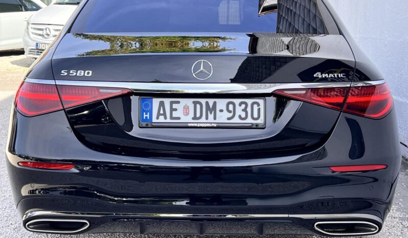 MERCEDES-BENZ S 580 L 4Matic 9G-TRONIC Mild hybrid drive Magyarországi ÚJSZERŰ! 41.000km!!! full