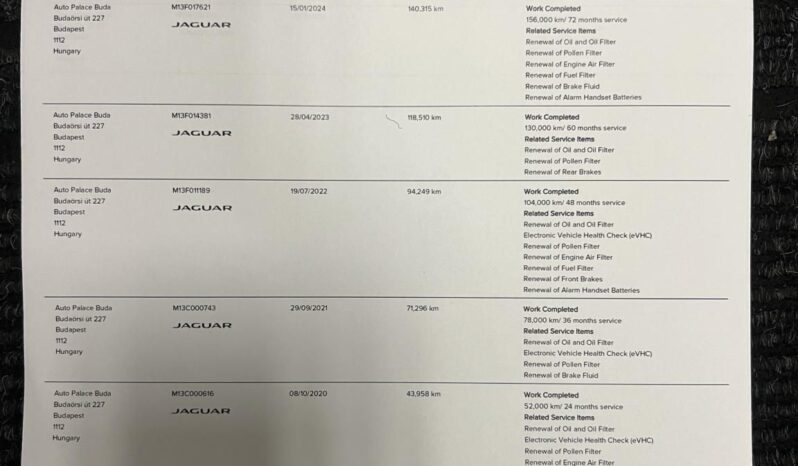 JAGUAR F-PACE 3.0 TDV6 R-Sport AWD (Automata) Magyarországi! Első tulajdonostól! Vezetett szervizkönyv!!! full
