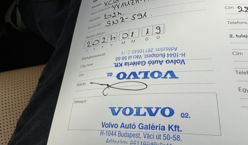 VOLVO XC60 2.0 [T6] Plus Dark AWD Geartronic Magyarországi! Vez.sz.könyv! ÚJSZERŰ! LÉGRUGÓ! VONÓHOROG! PANORÁMATETŐ full