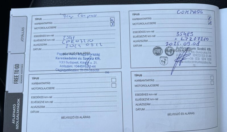 JEEP COMPASS 1.3 T4 4xe PHEV Limited (Automata) Magyarországi!!! 38.000Km!!! Vezetett szervizkönyv!!! full