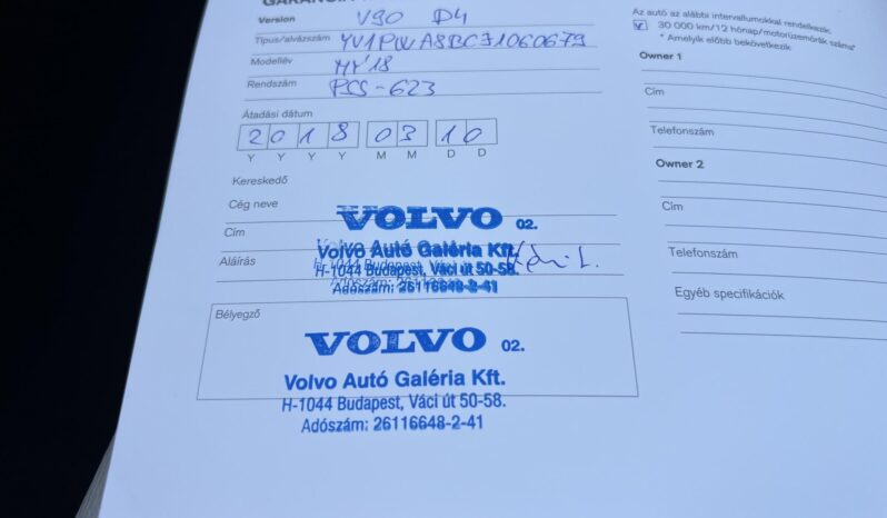 VOLVO V90 2.0 D [D4] Momentum AWD Geartronic Magyarországi Vez.sz.könyv!!! GYÖNYÖRŰ!!! ÖSSZKERÉKHAJTÁS full