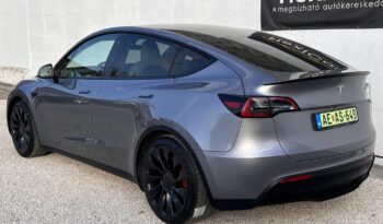 TESLA MODEL Y Performance AWD (Automata) Magyarországi! Sérülédmentes! Midnight Silver! White Interior! Gyönyörű állapot! full