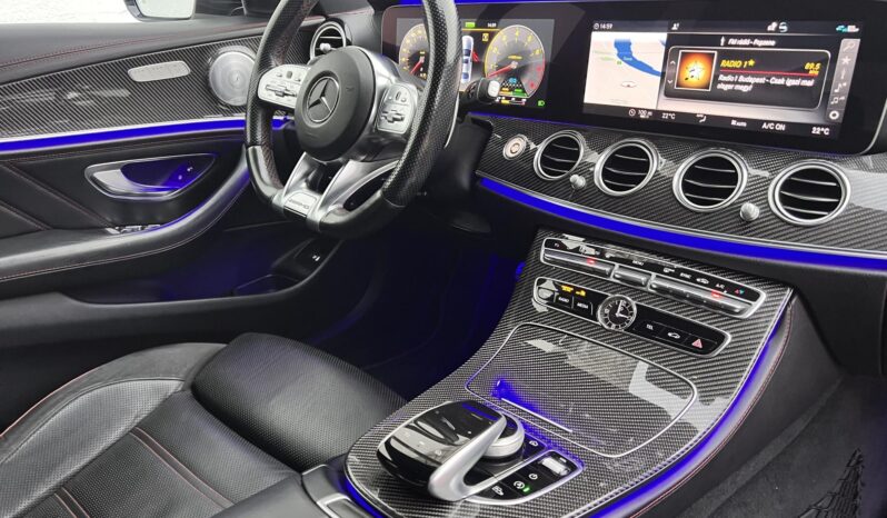 MERCEDES-AMG E 53 4MATIC+ 9G-TRONIC EQ Boost Magyarországi BURMESTER LÉGRUGÓ Fekete tető! full