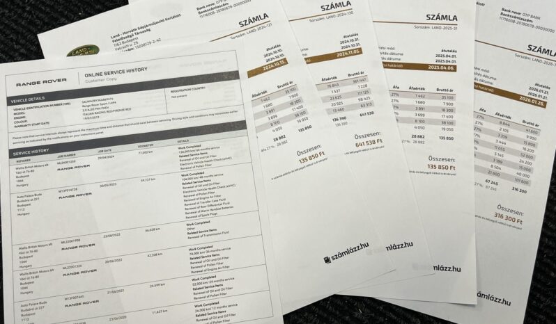 LAND ROVER RANGE ROVER SPORT RangeSport 2.0 Si4 PHEV HSE Dynamic (Automata) Magyarországi FULL-EXTRA GYÖNYÖRŰ! Vez.sz.könyv!!! full