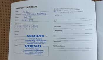 VOLVO XC90 2.0 [D5] Momentum Geartronic (7 személyes ) Magyarországi. vezetett szervizkönyv. vezérlés cserélve! full