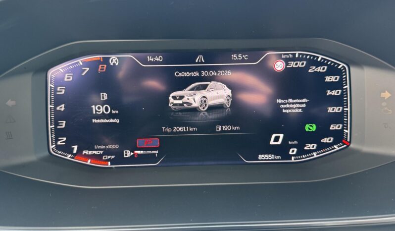 CUPRA FORMENTOR 2.5 TSI VZ 4Drive DSG Kifogástalan állapot!!! 85 000Km!!! Vezetett szervizkönyv!!! full