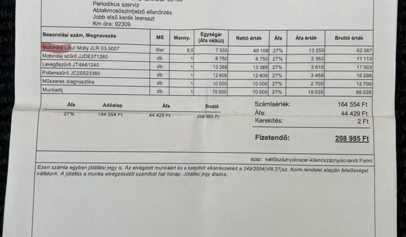 JAGUAR XE 2.0 l4D Prestige (Automata) Magyarországi!!! Gyönyörű állapot!!! Végig vezetett szervizkönyv! full