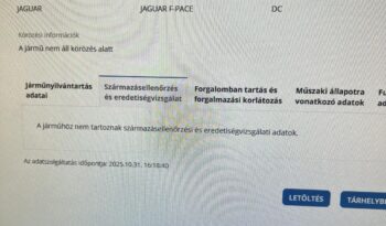 JAGUAR F-PACE 3.0 TDV6 R-Sport AWD (Automata) Magyarországi! Első Tulajdonostól! Végig vezetett szervizkönyv!!! full