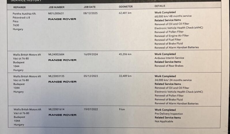LAND ROVER RANGE ROVER EVOQUE RangeEvoque D200 R-Dynamic SE (Automata) Magyarországi!!! Vezetett szervizkönyv!!! Meridian hifi!!! Panoráma tető!!! full