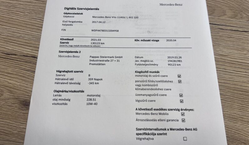MERCEDES-BENZ VITO 114 BlueTec Tourer Base E (3 személyes ) Megkímélt állapotban! full