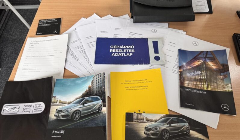 MERCEDES-BENZ B-OSZTÁLY B 180 d 7G-DCT Magyarországi – 72.000 km – Újszerű állapotban!! ( friss karbantartás – 2 év műs full