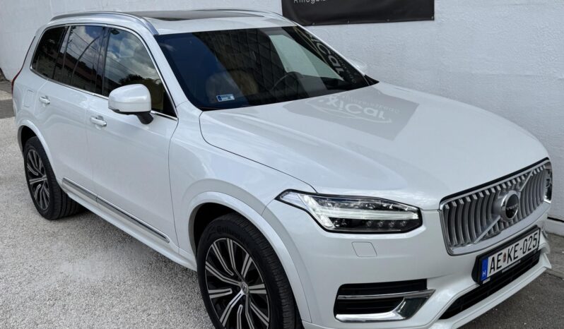 VOLVO XC90 2.0 [B5] MHEV Inscription Geartronic (7 személyes ) Magyarországi!!! Gyári fényezés!!! B&W!!! Légrugó!!! Vez. sz.könyv!!! full