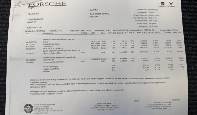 CUPRA FORMENTOR 2.5 TSI VZ 4Drive DSG Kifogástalan állapot!!! 85 000Km!!! Vezetett szervizkönyv!!! full
