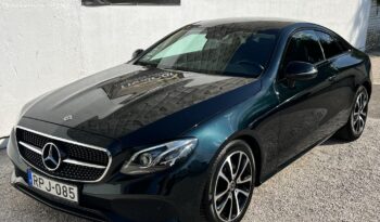 MERCEDES-BENZ E-OSZTÁLY E 200 9G-TRONIC Gyönyörű állapot!!! 63.000Km!!! full